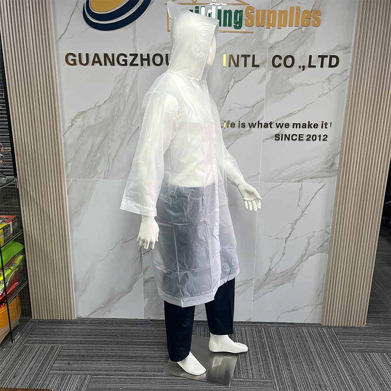 Hot Sale Rainwear Adult EVA Party Raincoat Customized Logo Printed Outer Rainwear Waterproof Rain