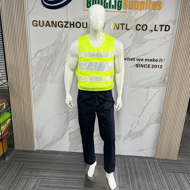 High Quality Custom Logo High-Visibility Reflective Safety Vest for Traffic Road Commander Working Clothes