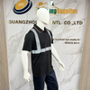 Black Work Clothes High Visibility Safety Polo Shirt Reflective Breathable Work Clothes