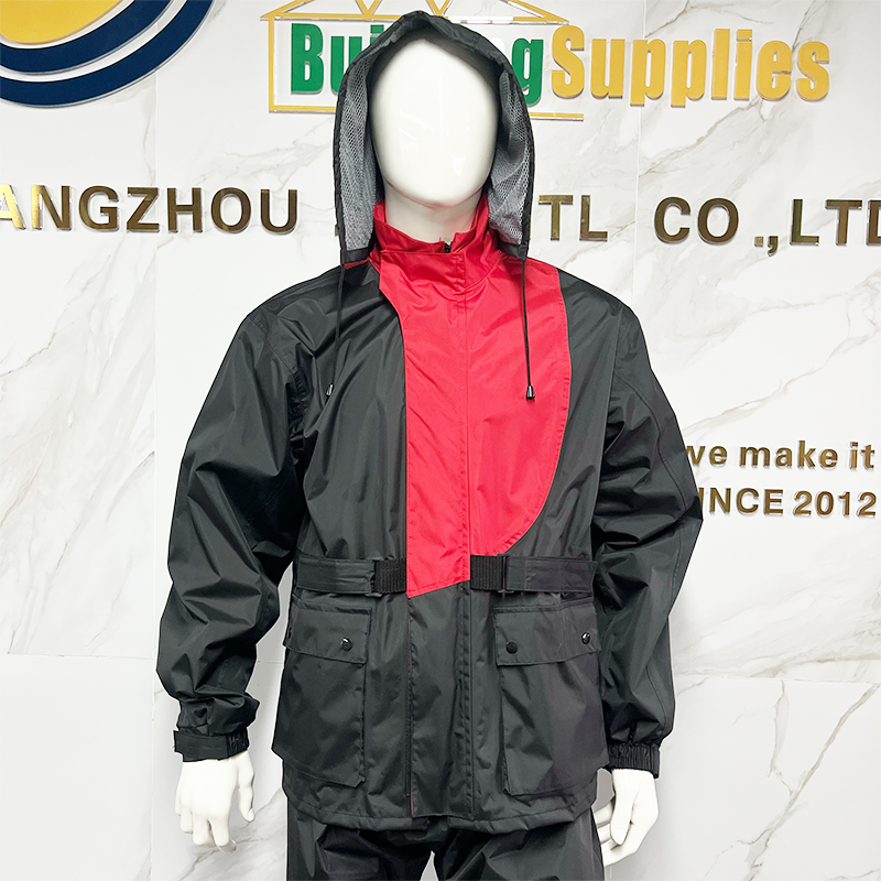 Fashion OEM Custom Safety Workwear High Visibility Waterproof Safety Raincoat