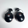 H10P3E Black Construction Industry Hearing Protections ABS Safety Earmuffs for Helmet