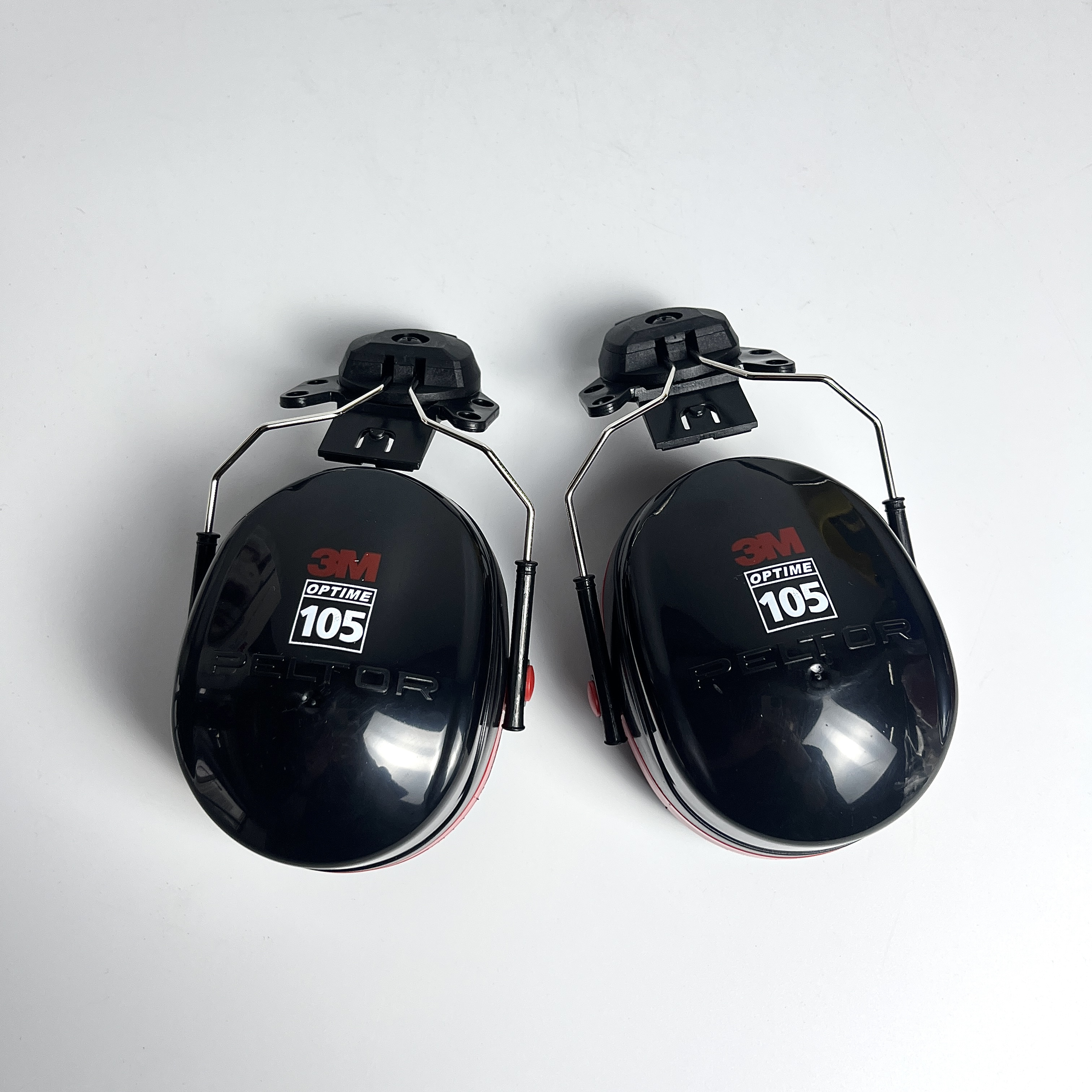 H10P3E Black Construction Industry Hearing Protections ABS Safety Earmuffs for Helmet