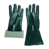 Finishing Waterproof Oil Chemical Resistant Green Industrial PVC Gloves
