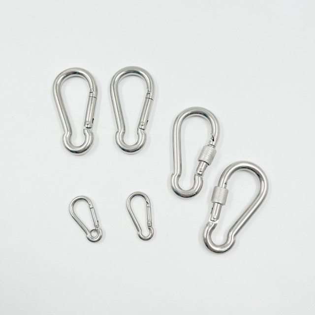 SS304/316 Carabiner Spring Snap Hook Camping Carabiner Hook