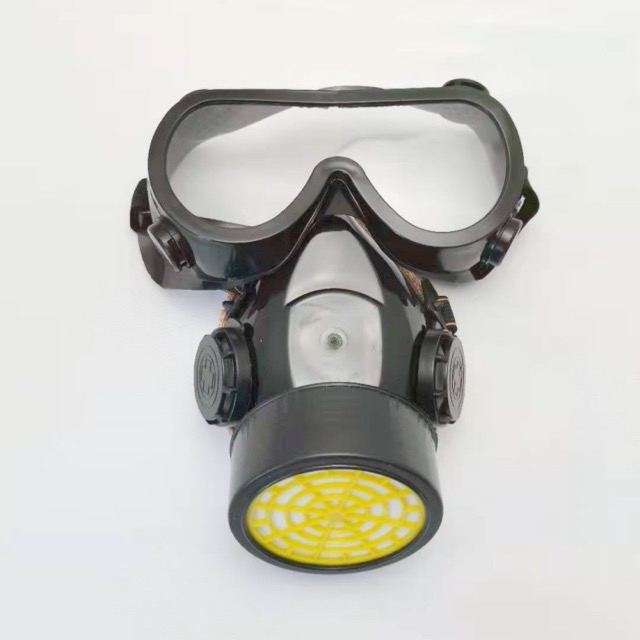 JY5011 Single Cartridge Chemical Respirator with Glasses