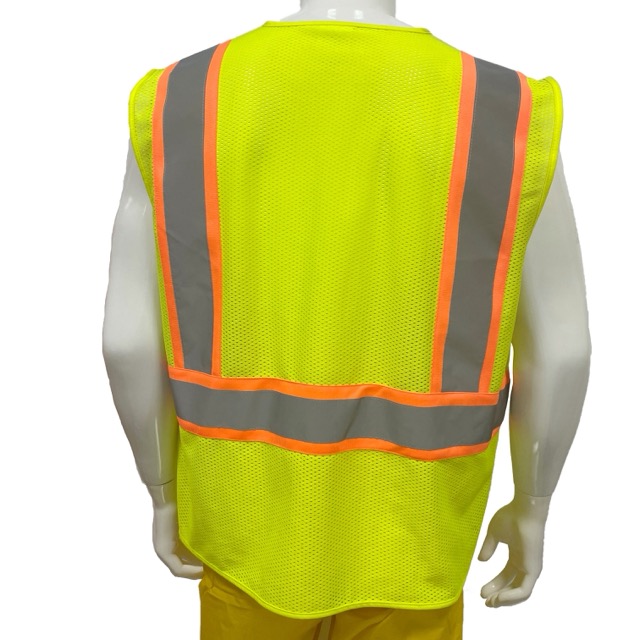 Construction Work Vest Reflective Safety Vest With Pockets