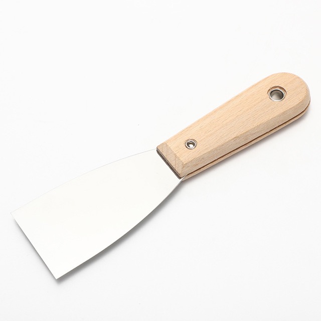 High Quality Wooden Handle Stainless Steel Putty Knife