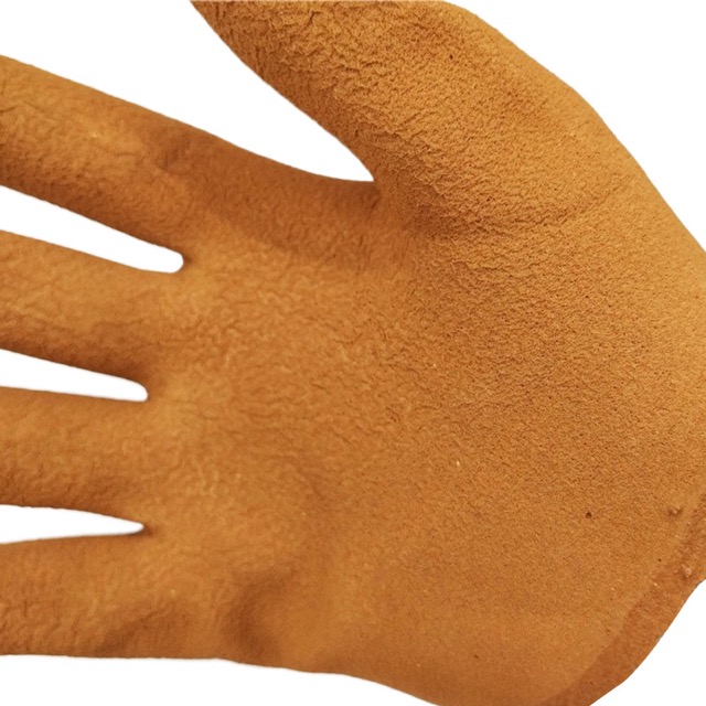 Rubber Work Gloves Warm Foam Rubber Coated Protective Gloves