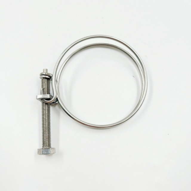 SS304/316 Stainless Steel Double Wire Hose Clamp