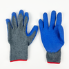 100% Polyester Industrial Gloves Knit Work Safety Labor Gloves Rubber Latex Coated Gloves