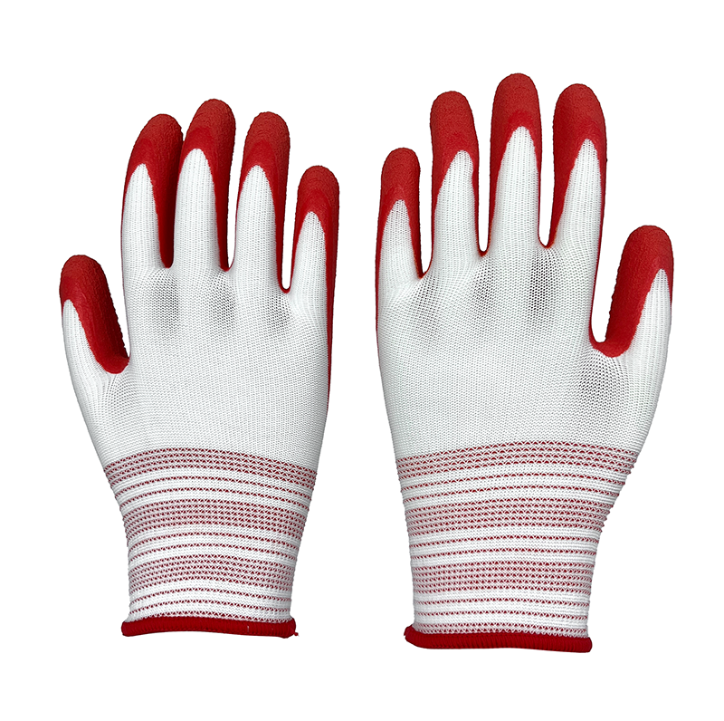 High Quality Industrial Rubber Safety Gloves Durable Waterproof Garden Worker Use Safety Gloves