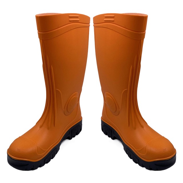 PVC Safety Gumboots Rain Boots With Steel Toe For Worker