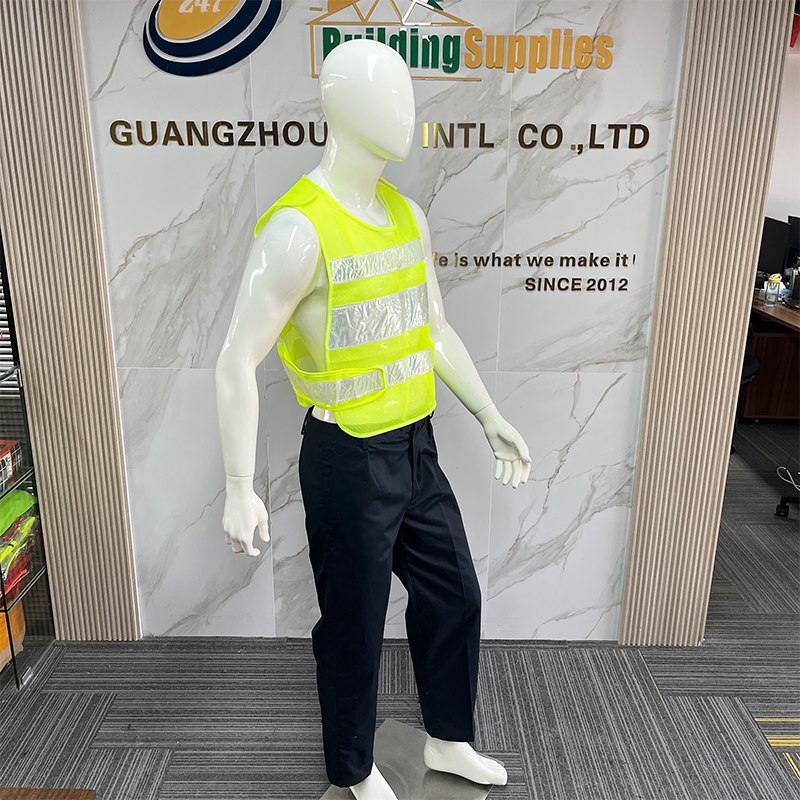 High Quality Custom Logo High-Visibility Reflective Safety Vest for Traffic Road Commander Working Clothes