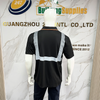 Black Work Clothes High Visibility Safety Polo Shirt Reflective Breathable Work Clothes