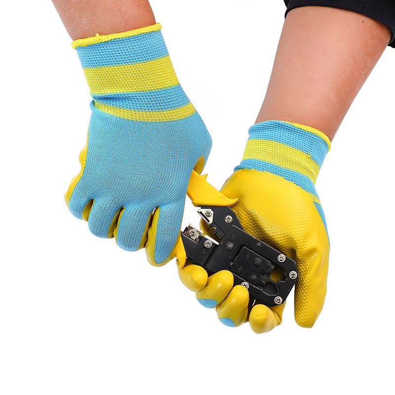 Anti Slip PU Palm Work Gloves Comfortable Industrial Grip Glove