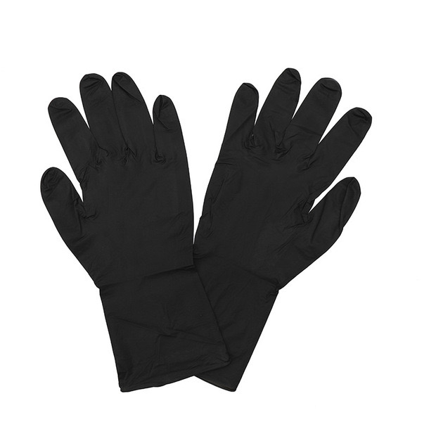 Factory Nitrile Black Gloves Anti Acid Gloves Latex for Personal Use