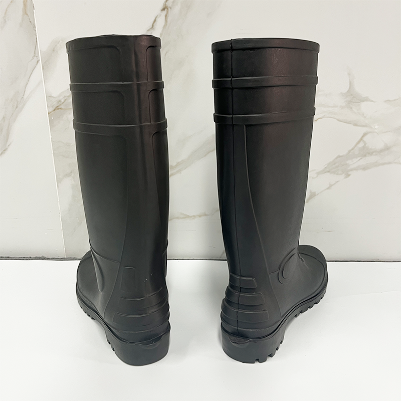Safety Rain Boots Anti-Slip Labor Protect Rain Boots for Industry Work with Steel Toe