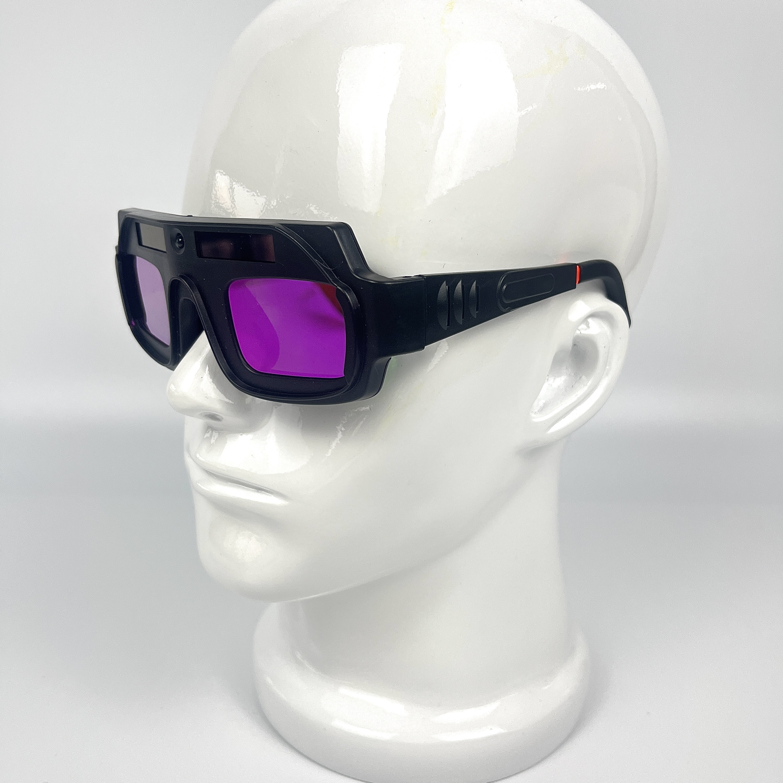 Auto Darkening Welding Glasses Solar Powered Lightweight for Arc Welding