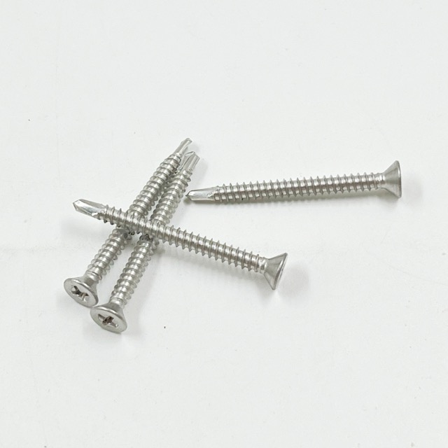 304 Stainless Steel Cross Countersunk Head Self Drilling Screw