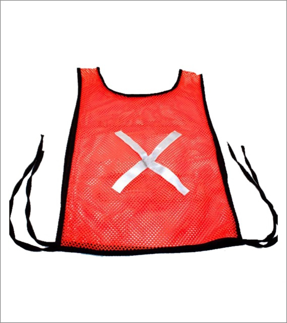 Soccer Training Mesh Vest with Reflective Tapes