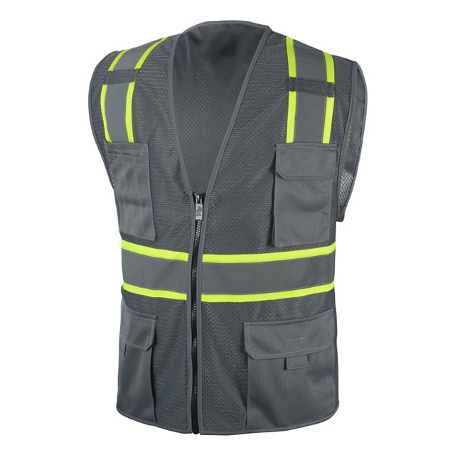 High Quality Custom Logo Reflective Stripes Safety Vest