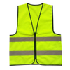 Customized Work Jacket Safety Reflective Vest With Zipper