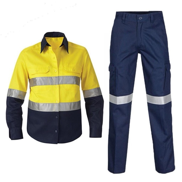 Customized High Visibility Reflective Safety Workwear Work Clothing Suit