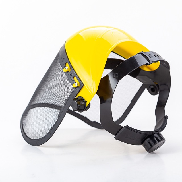 Industrial Metal Mesh Visor Protective Facemask Farming Face Shield