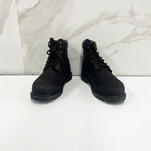 Classic Safety Shoes Black Genuine Leather Steel Toe Cap Puncture Resistant Work Safety Shoes