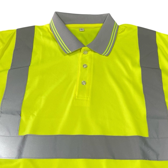 Hi Vis Polo T-shirts Reflective Safety Work Shirts