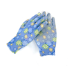 Nitrile Coated Palm Work Nylon Gloves Gardening Work Ladies Breathable Dipped Rubber Safety Gloves