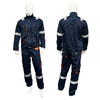 Breathable Long Sleeve Regular Fit Workwear Industrial Working Clothes Heavy Duty Mechanic Safety Uniform