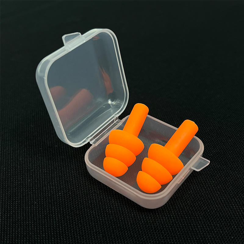 Soft Reusable Hearing Protection Washable Comfortable Silicone Sound Proof Earplug