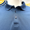 Factory Custom Men Polyester Solid Knitted Casual Fashion Short Sleeve Shirt for Work