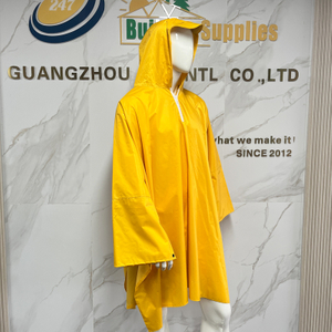 Wholesale One-piece Waterproof Poncho Lightweight Reusable Safety Rain Coat