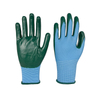 Wholesale Soft and Breathable Lightweight Nitrile Coated Gloves Second-skin Fit Wear-resistant protection Safety Gloves