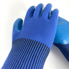 Wholesale Industrial Construction Durable General Purpose Safety Latex Anti-Slip Gloves Latex Rubber Hand Gloves