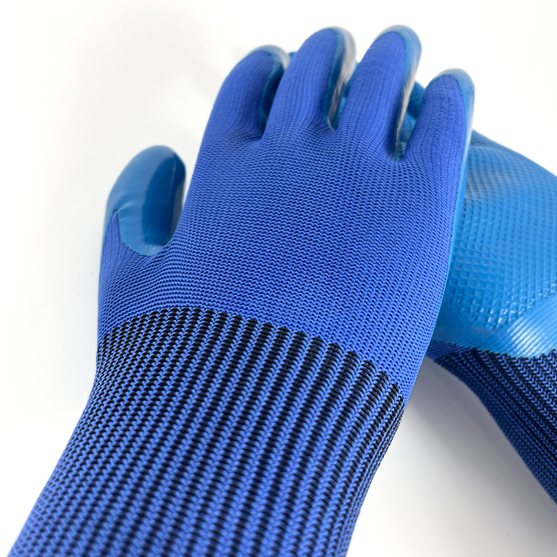 Wholesale Industrial Construction Durable General Purpose Safety Latex Anti-Slip Gloves Latex Rubber Hand Gloves