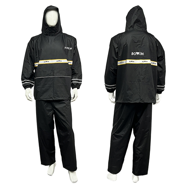 Multi-functional Economical Single-Layer Reflective Durable PVC Material Waterproof Rain Coat