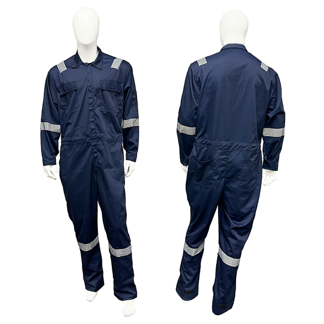 High Visibility Work Coverall Soft Fabric Breathable Uniform Heavy Duty Safety Workwear