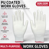 Hot Selling Reusable protection Pu Coated Industrial Safety Work Gloves Premium Durable Safety Gloves for Construction