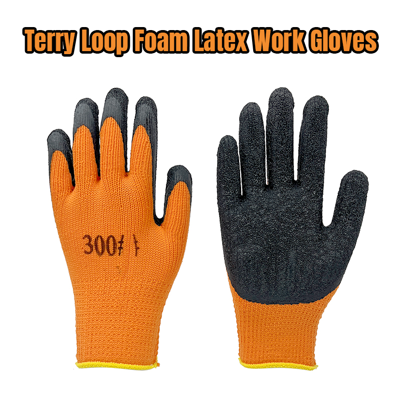 Competitive Price Construction Work Men Protection Latex Rubber Winter Industry Safety Warming Gloves