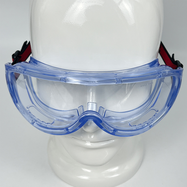 Industrial Eye Protection Glasses Anti Impact Anti Fog Silicone Safety Goggles