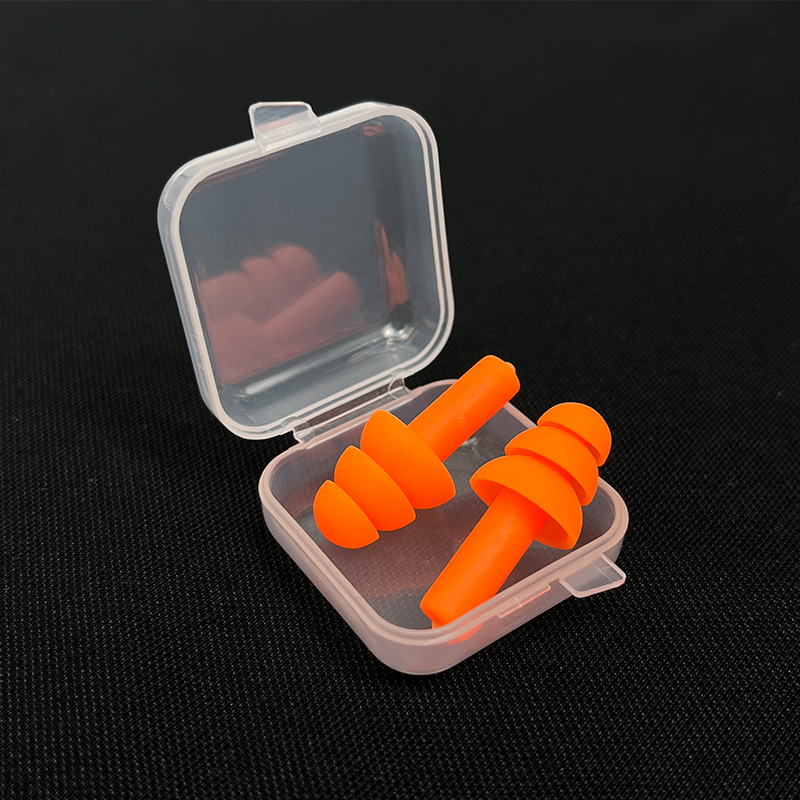 Soft Reusable Hearing Protection Washable Comfortable Silicone Sound Proof Earplug
