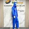 Waterproof PVC Split Rain Suit with Wide Front & Back Reflective Strips Heavy Duty Motorcycle Riding Rainwear