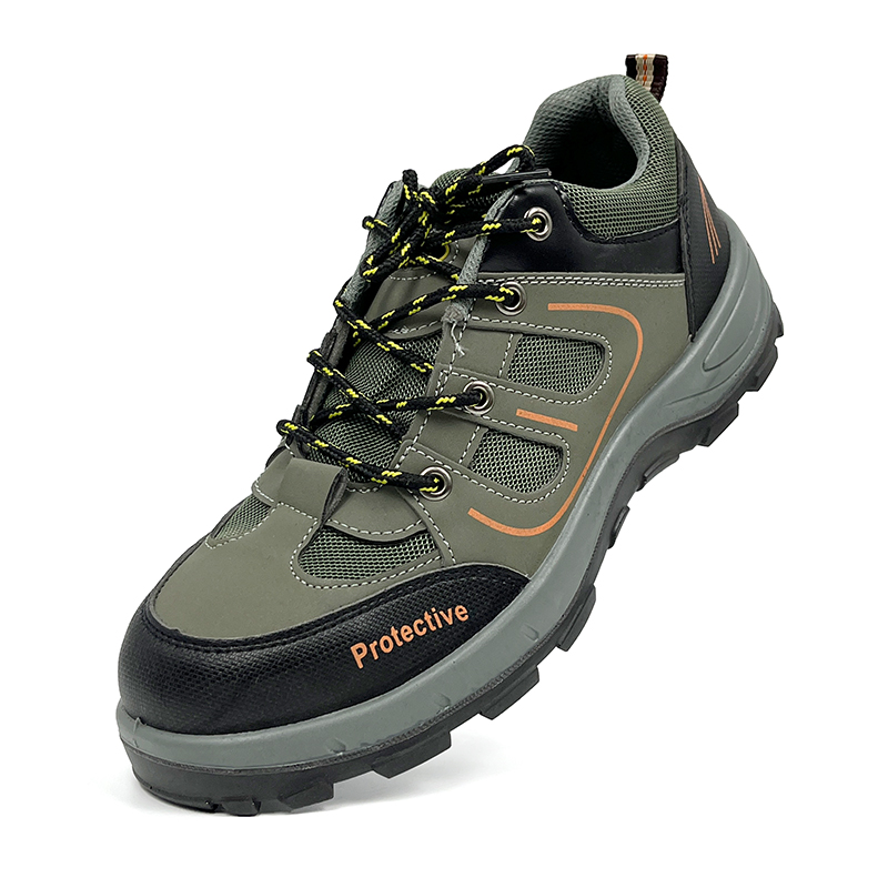 Comfortable Breathable Protective Safety Work Shoes Anti-slip Construction Steel Toe Work Shoes