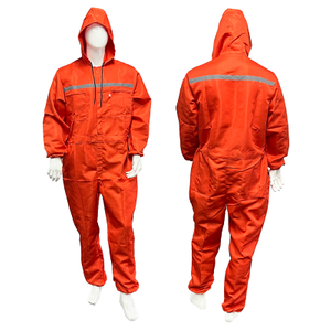 Polyester Hooded One-piece Work Suit Maintenance Spray Paint Breeding Sheet Metal Anti-fouling Dust Safety Clothes