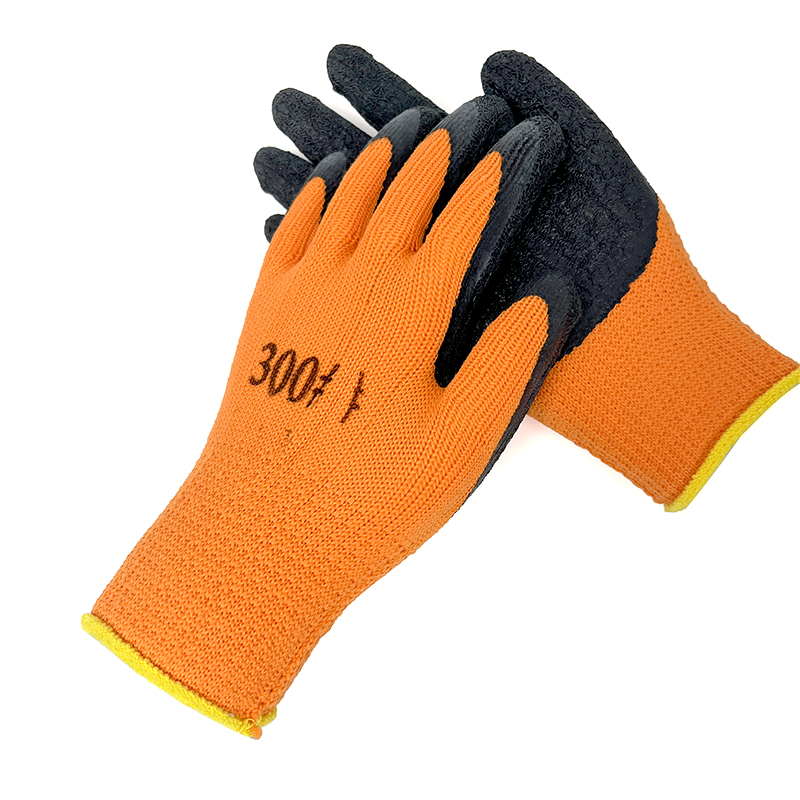 Competitive Price Construction Work Men Protection Latex Rubber Winter Industry Safety Warming Gloves
