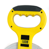 Open Reel Fiberglass Measuring Tape 50/100M Hand Crank Surveying Tape For Construction Site Measurement