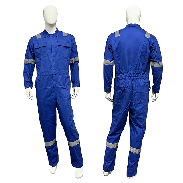 Durable TC Fabric Safety Coverall with Reflective Strips for Construction & Mechanics